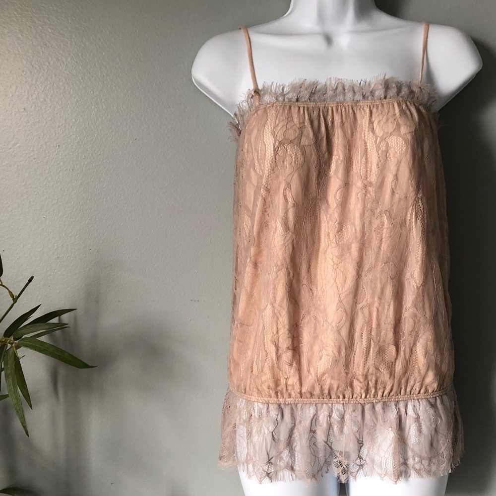 Adorable Moda International Lace Tank Top